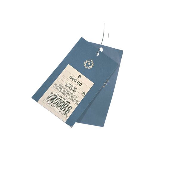 NWT Universal Thread Women's Denim Sailor Overalls Black Size 8 - Picture 8 of 9